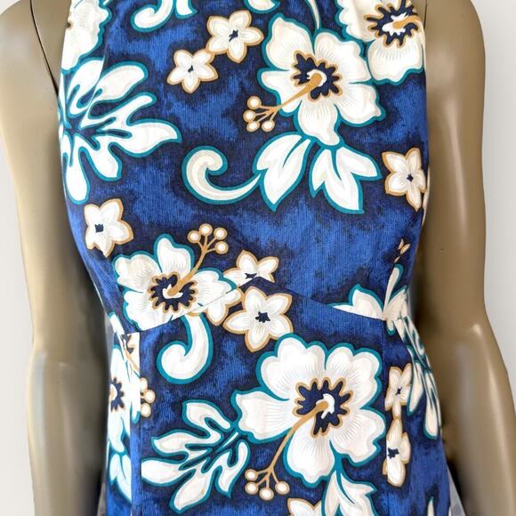 Hilo Hattie Vintage Hawaiian Original USA Sheath Dress Sleeveless Size 12 Floral - Picture 7 of 16